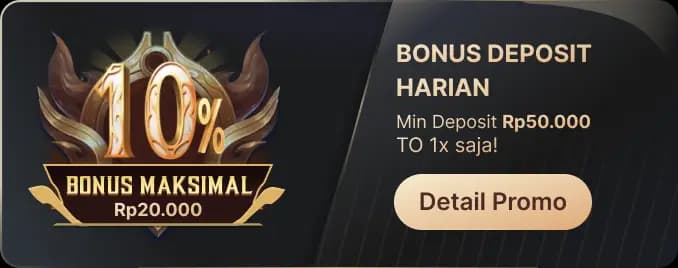 BONUS DEPOSIT HARIAN β TO 1X!
